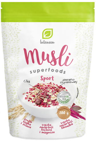 Havermuesli + sport 200g Intenson