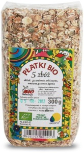 FLAKES 5 CEREALS BIO 300 g - BABALSCY