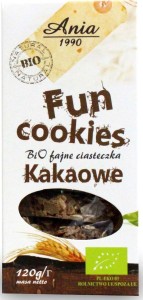 FUN COOKIES CACAO BIO 120 g - BIO ANIA