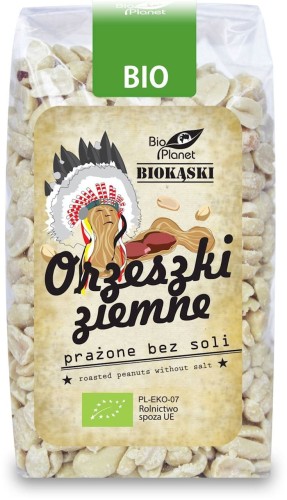 ORZESZKI ZIEMNE PRAŻONE BEZ SOLI BIO 350 g - BIO PLANET