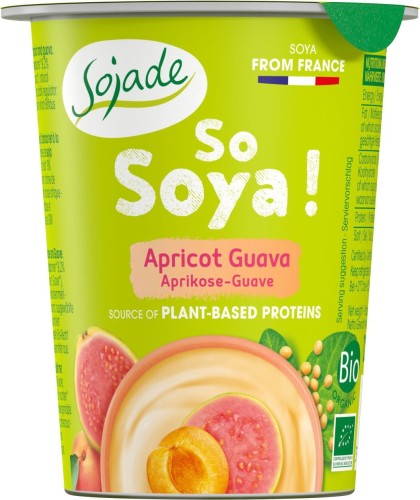 SOY PRODUCT APRICOT-GUAVA GLUTEN-FREE BIO 125 g- SOJADE