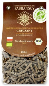 BUCKWHEAT PASTA FUSILLI GLUTEN-FREE BIO 250 g - FABIJAŃSCY