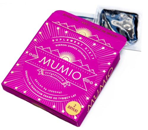 MUMIO Shilajit, schoongemaakte nuggets 2 x 5g NAMI