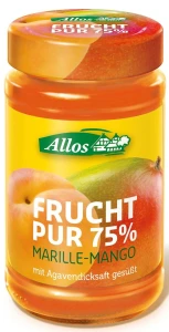 APRIKOSENMUSCHEL - MANGO (75% FRÜCHTE) BIO 250 g - ALLOS