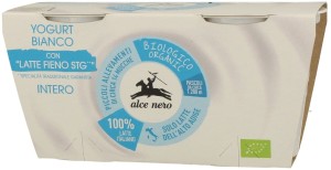 YOGHURT NATURAL BIO 2 x 125 g - ALCE NERO