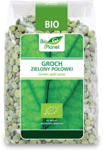 GREEN SPLIT PEAS BIO 400 g - BIO PLANET