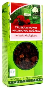 STRAWBERRY- RASPBERRY-ROSE TEA BIO 100 g - DARY NATURY