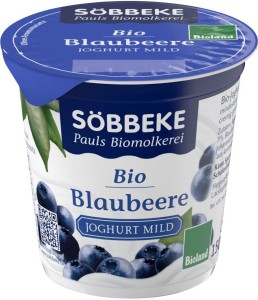 BLUEBERRY YOGHURT BIO 150 g - SOBBEKE