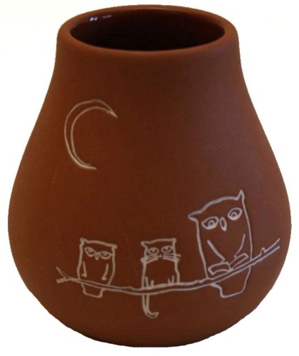 CLAY MATERO FORTALEZA (YERBA MATE DISH) 330 ml - PIZCA DEL MUNDO