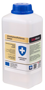 Dimethylsulfoxide DMSO kunststof verpakking 500 ml BIOMUS