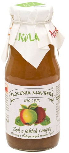APPLE JUICE WITH MINT BIO 300 ml - TŁOCZNIA MAURERA