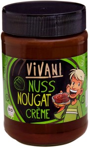 CHOCOLATE-NUT CREAM BIO 400 g - VIVANI