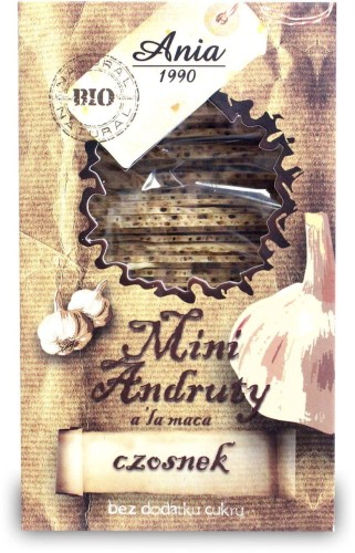 MACA WAFERS WITH GARLIC SUGAR-FREE BIO 180 g - BIO ANIA