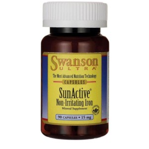 SunActive Iron 15mg 90 capsules SWANSON