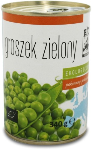 CANNED GREAN PEAS BIO 340 g (270 g) - BIO EUROPA
