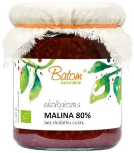 DŻEM MALINOWY B/C BIO 260 g - BATOM