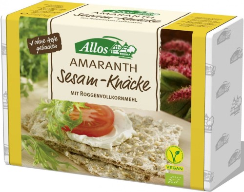 PAIN EN CROÛTE D'AMARANTH AU SÉSAME BIO 250 g - ALLOS