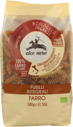 PASTA (GESPELDE ROOS) FUSILLI BIO 500 g - ALCE NERO