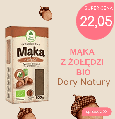 Mąka z żołędzi bezglutenowa BIO