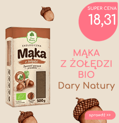 Mąka z żołędzi bezglutenowa BIO