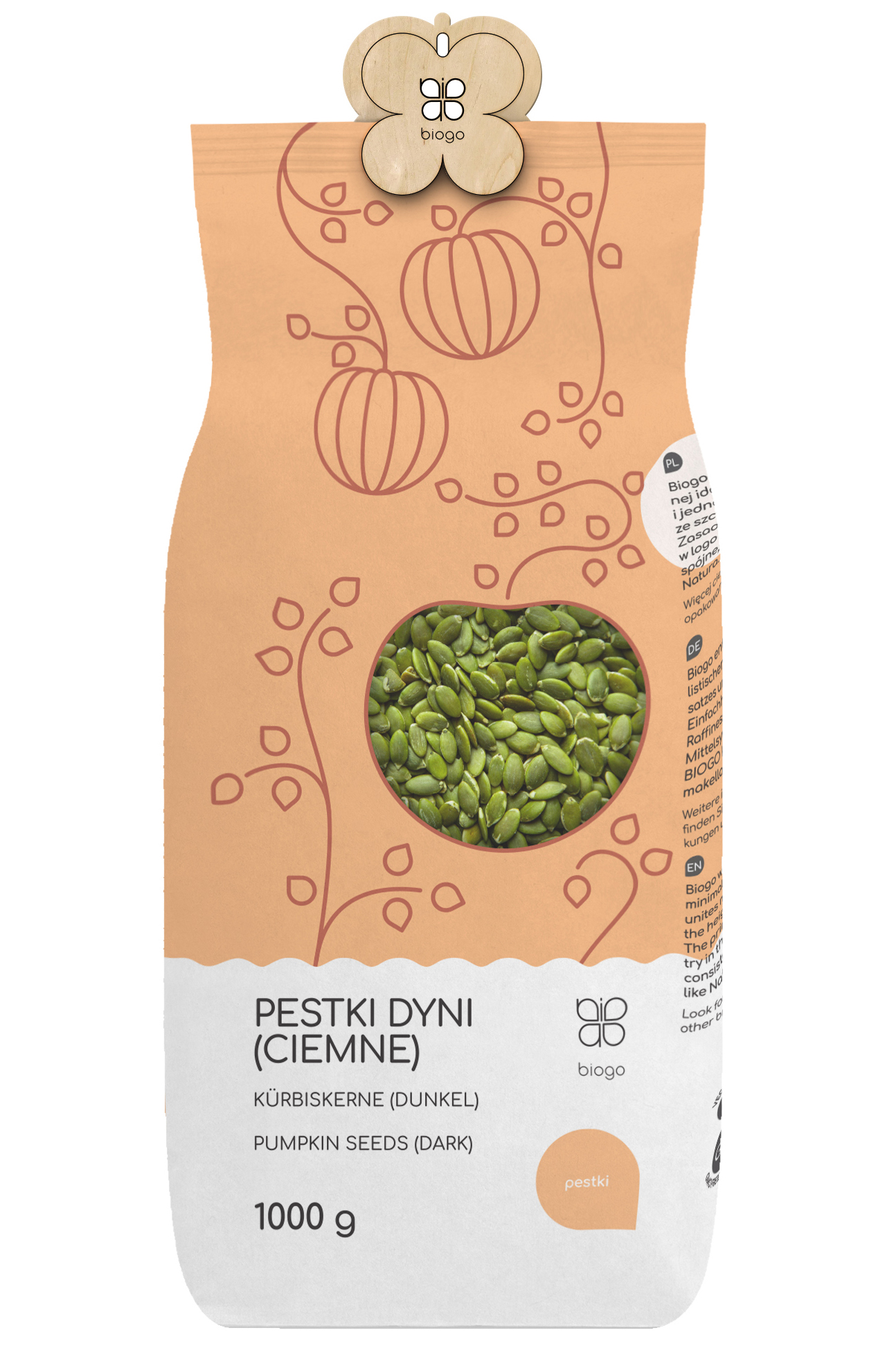 Pestki dyni 1 kg BIOGO