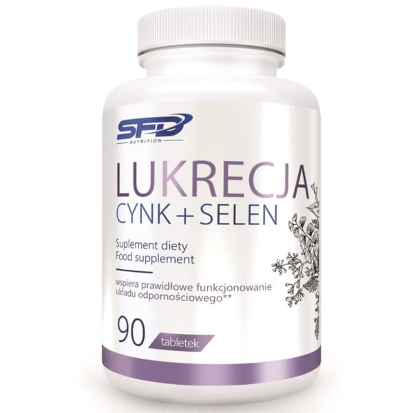 SFD Lukrecja + Cynk + Selen - Suplement Diety na Odporność, 90 Tabletek